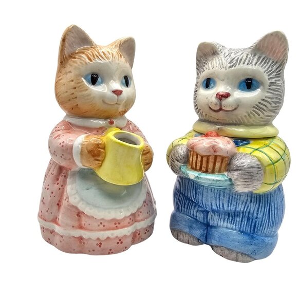 Vintage Avon Country Purr-Fection Sugar & Creamer Set - Picture 2 of 16
